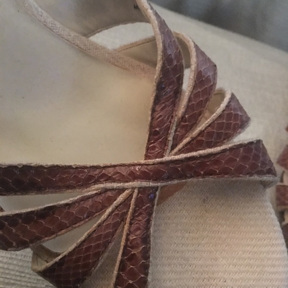 Snakeskin Sandals - Picture 6 of 6